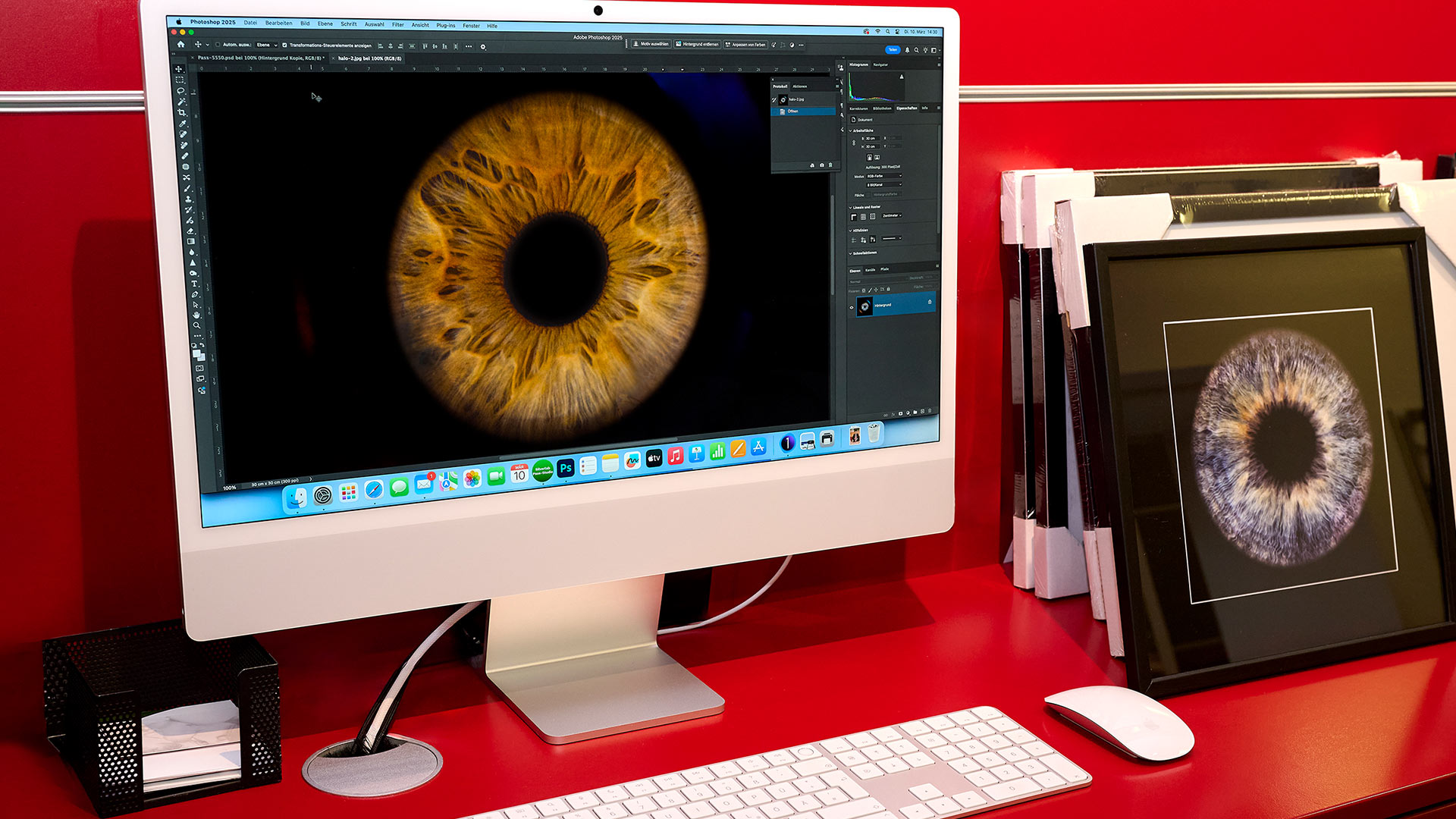 Ablauf eines Iris-Fotoshootings: 1. Wir gestalten die Aufnahme nach Ihren Wünschen